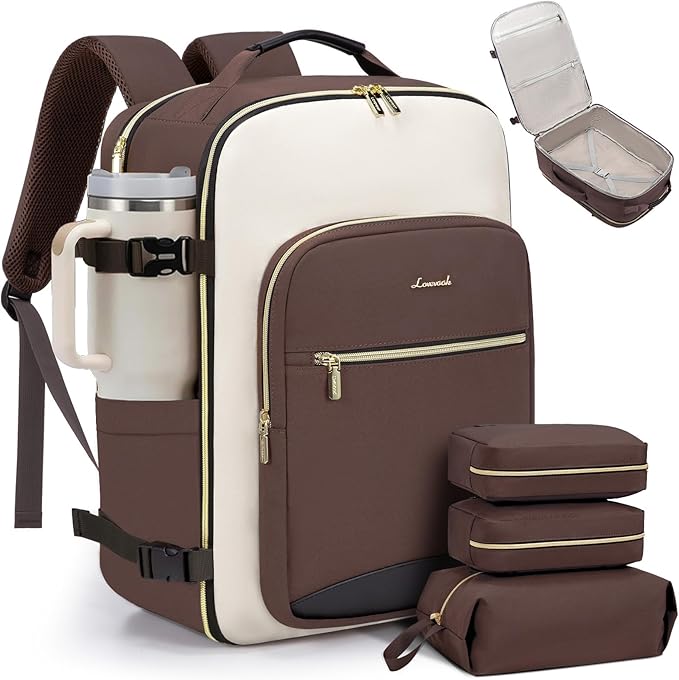 LOVEVOOK 40L Travel Backpack for Women & Men, Airline Approved Carry On Luggage by LOVEVOOK