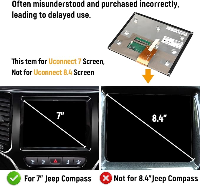 7" Uconnect Touch Screen Display - Image 7
