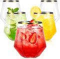 Maaacute 40 Pcak Plastic Stemless Wine cocktail Whiskey Champagne Glasses by Maaacute