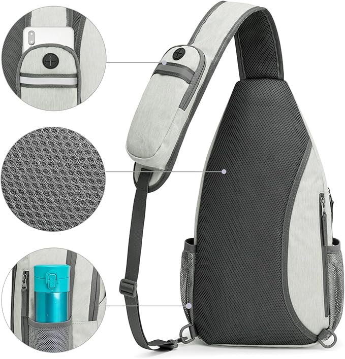 G4Free Sling Bag RFID Blocking Sling Backpack Crossbody Chest Bag Daypack - Image 6