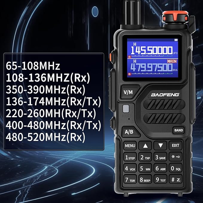 BAOFENG K5PLUS Radio Ham Radio 10W Rechargeable Walkie Talkies Long Range UV32 - Image 2