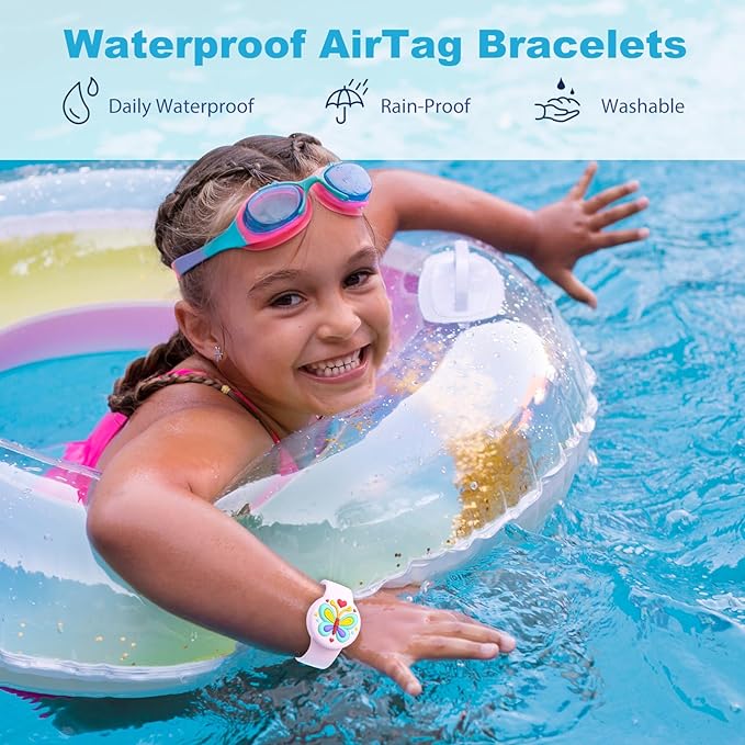 Waterproof Air tag Bracelets for Kids - Image 2