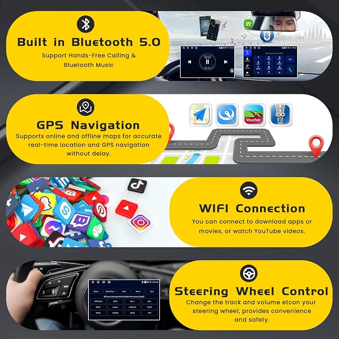 5Ghz WiFi 4G+64G Android 15 Radio - Image 4