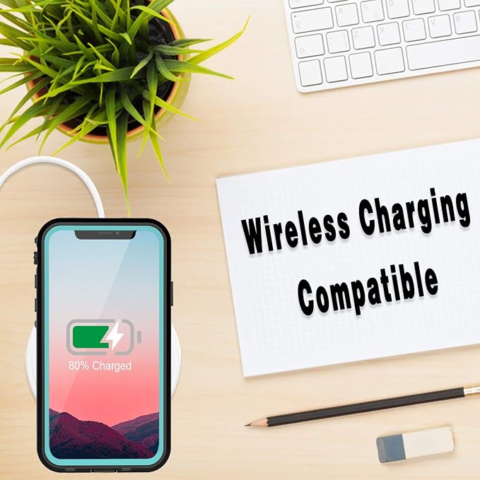 Compatible with iPhone 11 Pro Max Case, Waterproof Full Body Rugged Clear Slim - Image 6