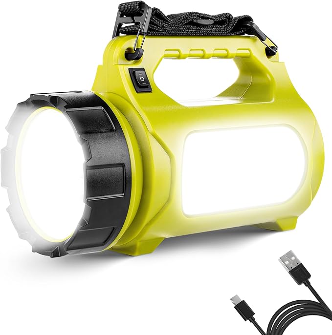 LE Rechargeable LED Lantern, Camping Essentials, 5 Light Modes, Power Bank by Lepro