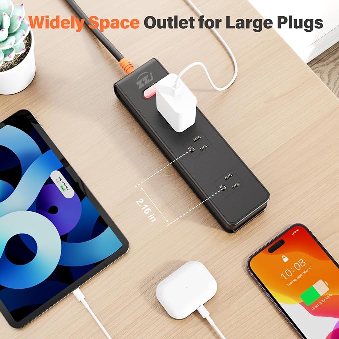 Outdoor Power Strip Weatherproof, IPX6 Waterproof Surge Protector - Image 2