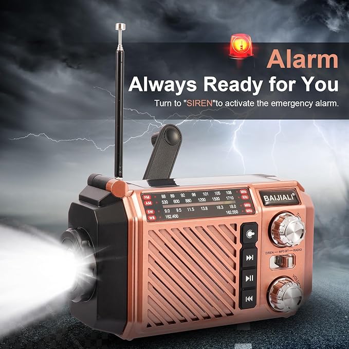 Hand Crank Emergency Weather Radio - Image 6