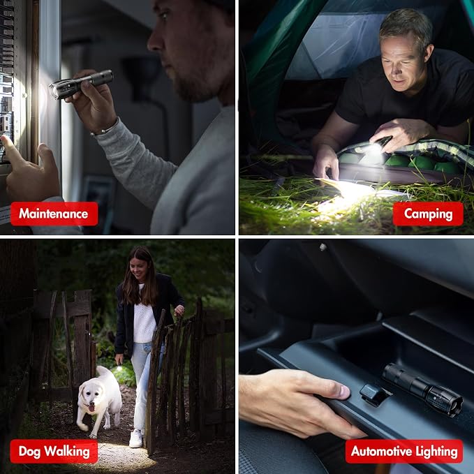 KELME 3 Pack Flashlights High Lumens, Powerful Tactical Flashlights - Image 5