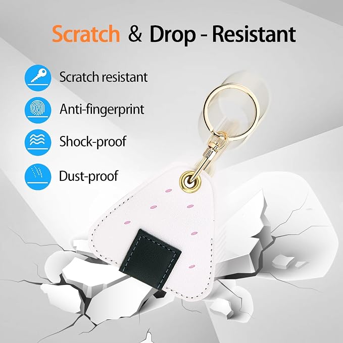 Leather Keychain Case Holder Compatible - Image 3