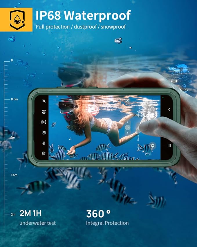 Lanhiem for Samsung Galaxy S23 Case, IP68 Waterproof Dustproof Case - Image 2