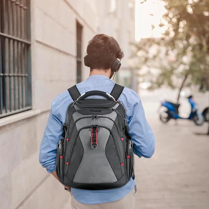 KROSER Travel Laptop Backpack 17.3 Inch XL Computer Backpack - Image 6