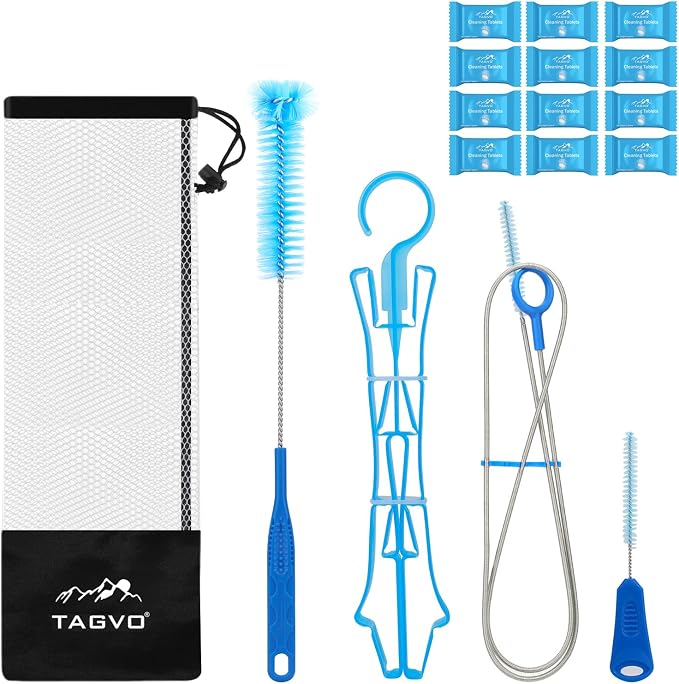 TAGVO Hydration Bladder Cleaning Kit, 6 in 1 Water Bladder Cleaner Set by TAGVO