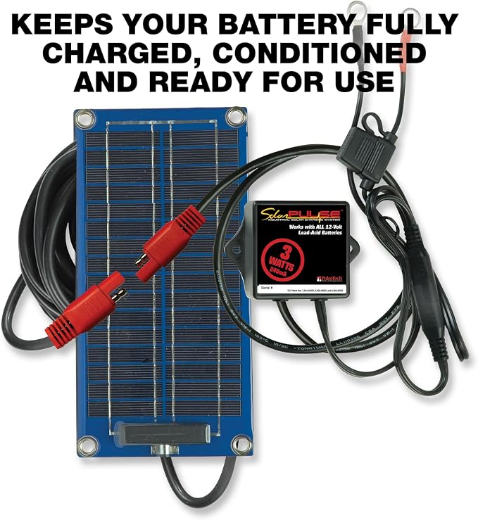 PulseTech SolarPulse Solar Battery Charger Maintainer, 3 Watt - Image 6