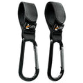 2 Pcs Black Baby Stroller Hooks by LilFe