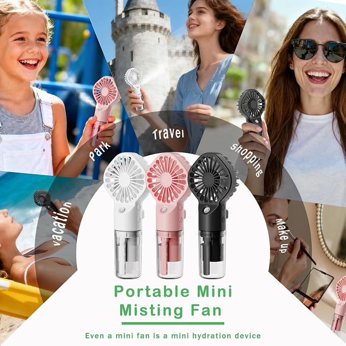 3 Pack Misting Fan Portable - Image 3