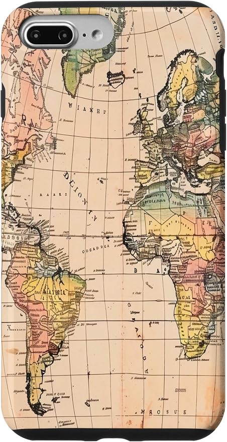 World Map, Old Map of the World Case by Unknown