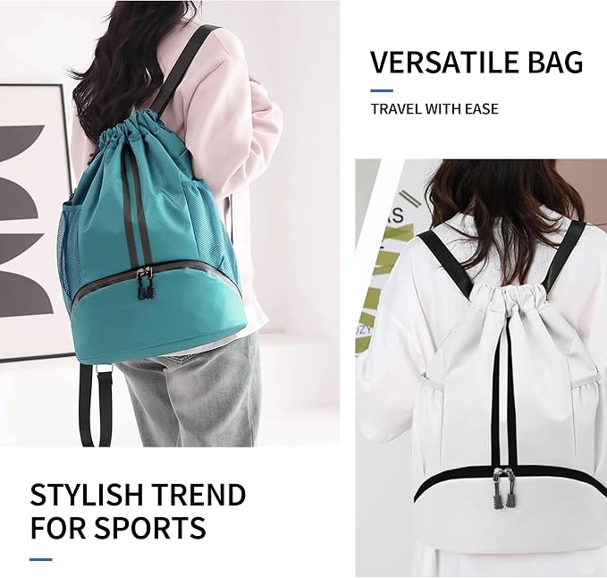 JELUTAR Drawstring Backpack Gym Bag - Image 8