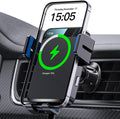 Wireless Car Charger, MOKPR Auto-Clamping Car Mount 15W/10W/7.5W Fast Charging by MOKPR
