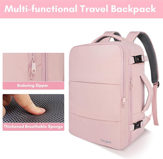 Taygeer Travel Backpack for Women, Carry On Backpack - Image 8
