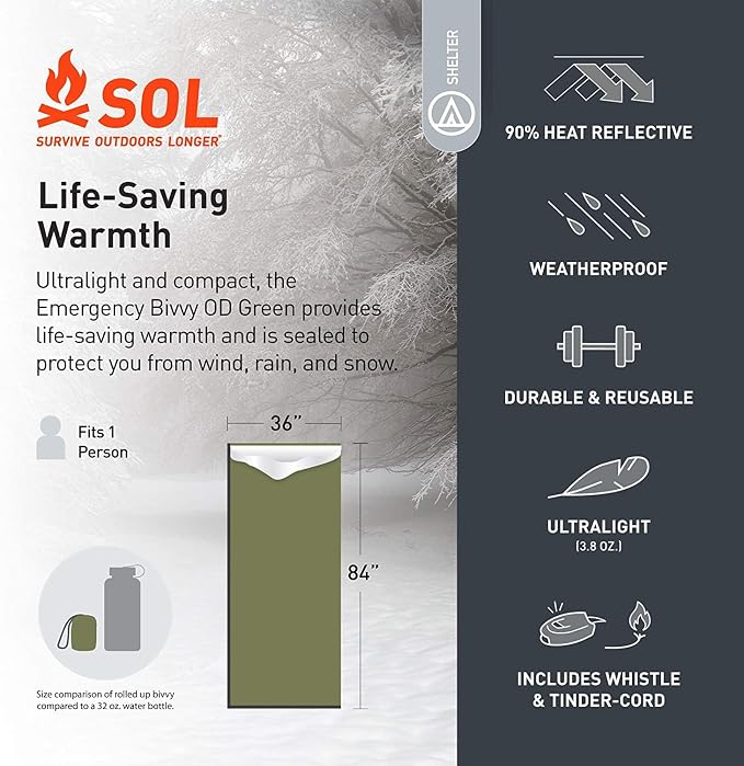 Survive Outdoors Longer 90% Emergency Bivvy - Image 8