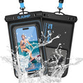 Waterproof Phone Pouch Floating 2 Pack, IP68 Dry Bag Compatible by GJUMP