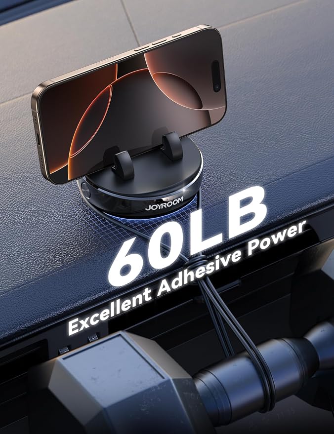 JOYROOM Car Phone Holder Mount, 360° Adjustable & Avoid Sun Glare Phone Holder - Image 7