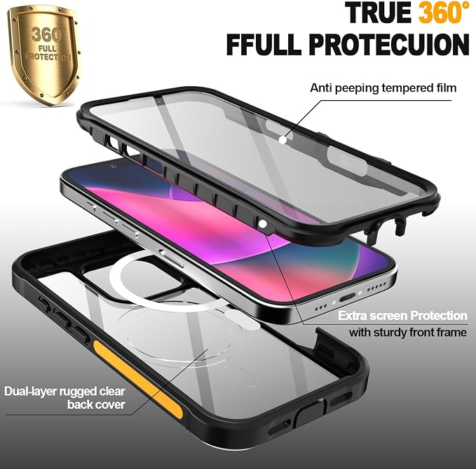 AICase Magnetic for iPhone 16 Pro Max Case Compatible - Image 5