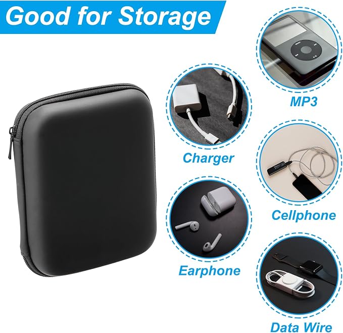 PATIKIL 3.94x2.36 Electronic Organizer Case, Charger Cord - Image 5