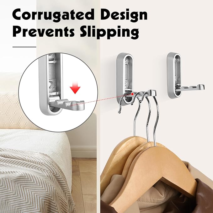 Dntorx Folding Coat Hooks - Image 6