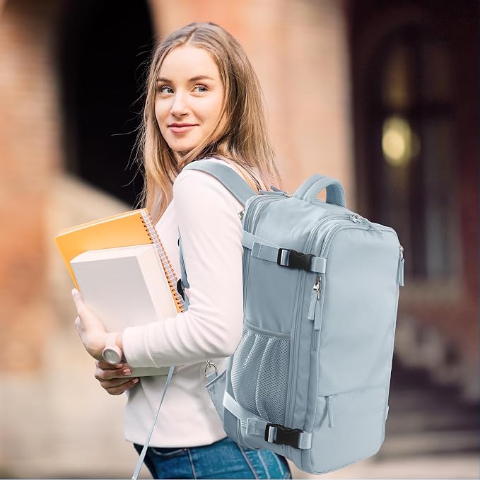 Hanples Large Travel Backpack for Women, 40L Carry on Luggage Backpack - Image 9