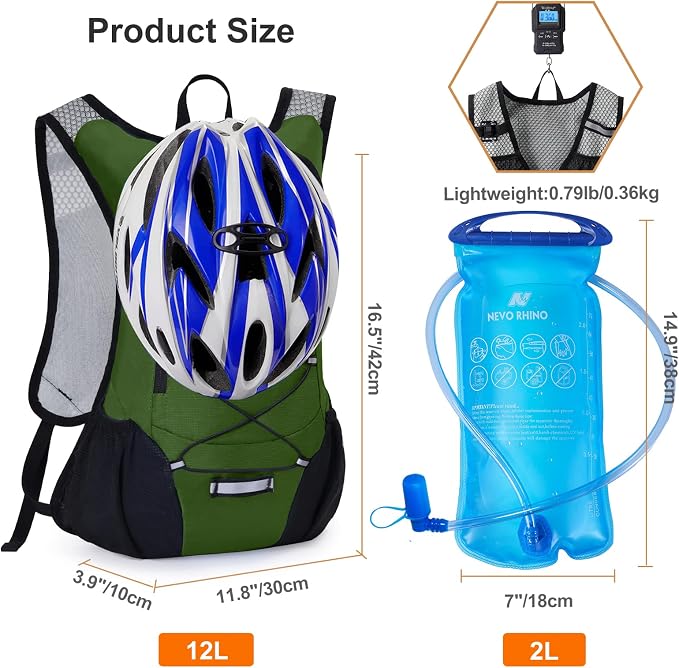 Lightweight Hydration Backpack, Running Backpack - Image 5