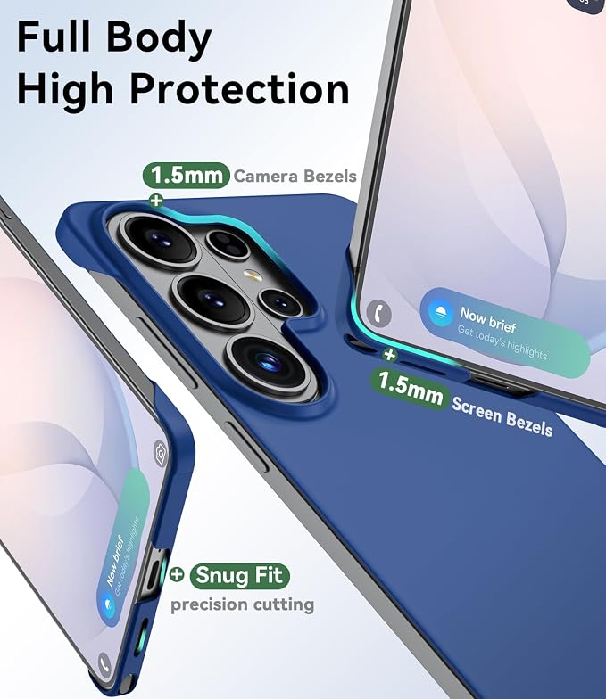 GRECAZO Slim Borderless for Samsung Galaxy S26 Phone Case 6.3" Ultra-Thin - Image 6