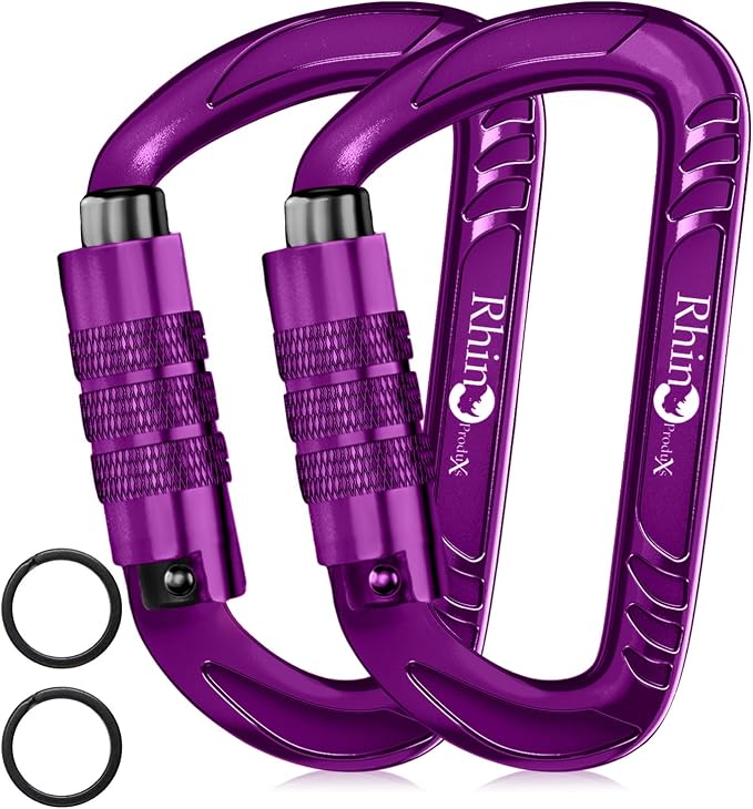 Rhino Produxs 12kN Heavy Duty Carabiner Clips, by Rhino+Produxs