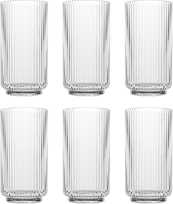 Abode Homewares Mesa 22 oz Durable Acrylic Jumbo Drinking Glasses, by AbodeHomewares-TheDesignDestinationforTabletopDrinkwareKitchenandPet