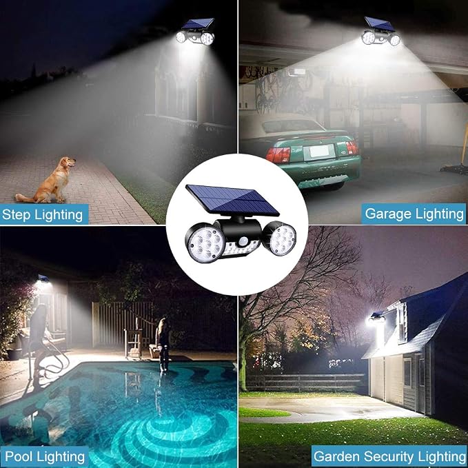 Solar Lights Outdoor, 30 LED Solar Security Lights - Image 6