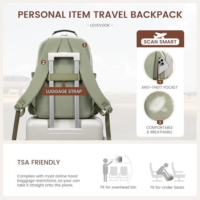 LOVEVOOK Laptop Backpack for Women - Image 6