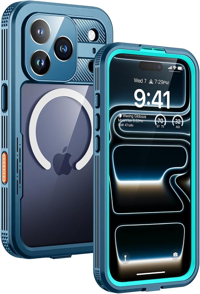Lanhiem Magnetic for iPhone 17 Pro Max Case, IP68 Waterproof, Compatible by LanhiemHome