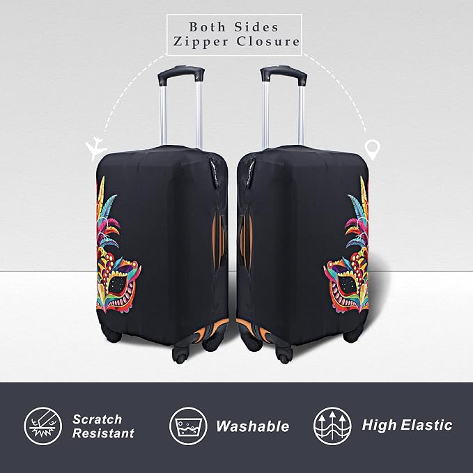 Explore Land Travel Luggage Cover Suitcase Protector Fits 23-26 Inch Case - Image 2