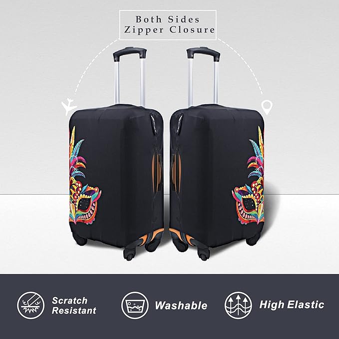 Explore Land Travel Luggage Cover Suitcase Protector Fits 18-22 Inch Case - Image 2
