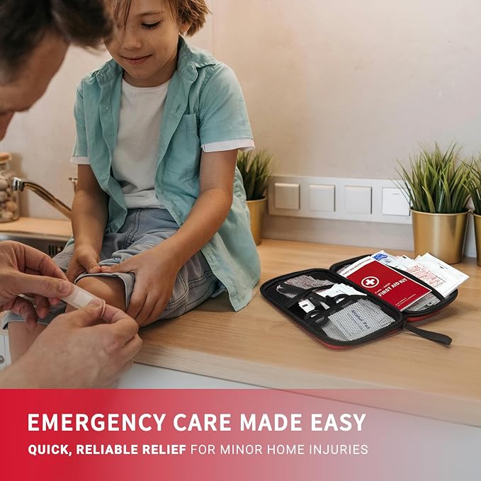 @AL21 All-Purpose First Aid Kit 184 Pieces, Emergency Kit - Image 3
