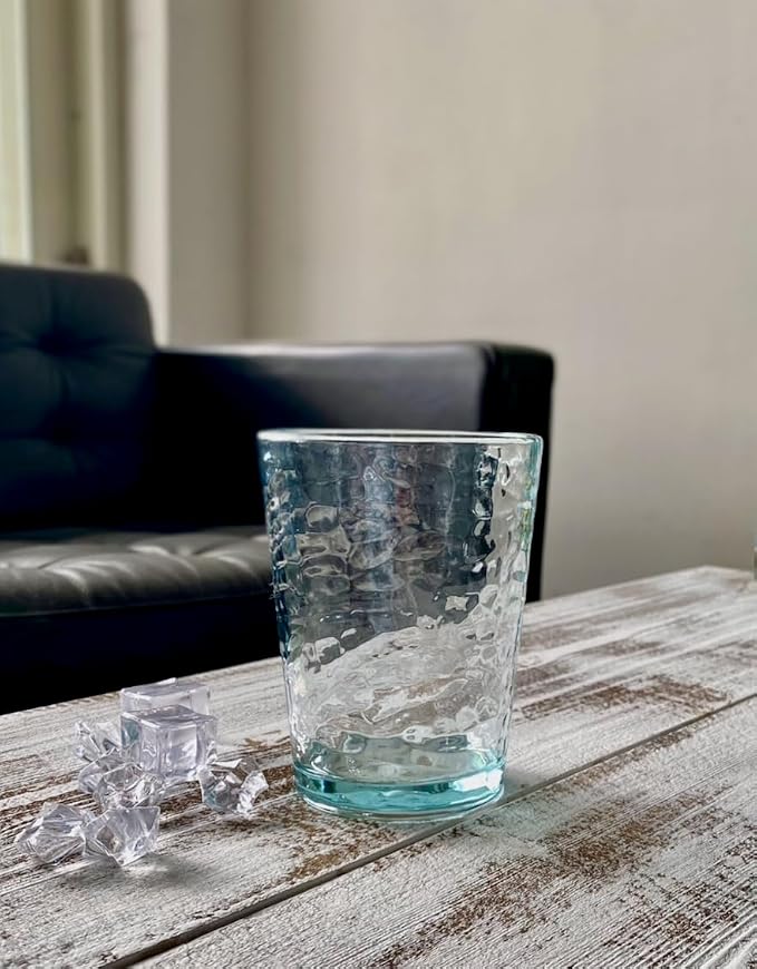 KLIFA- NICE- 14.7 ounce, Acrylic Tumbler Drinking Glasses, Stackable Plastic - Image 6