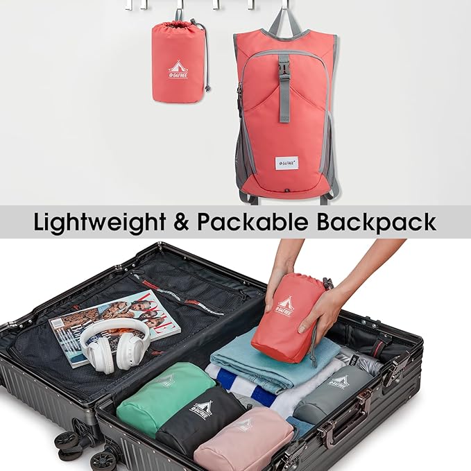G4Free 10L Hiking Backpack, Lightweight Small Hiking Daypack Outdoor Travel - Image 6