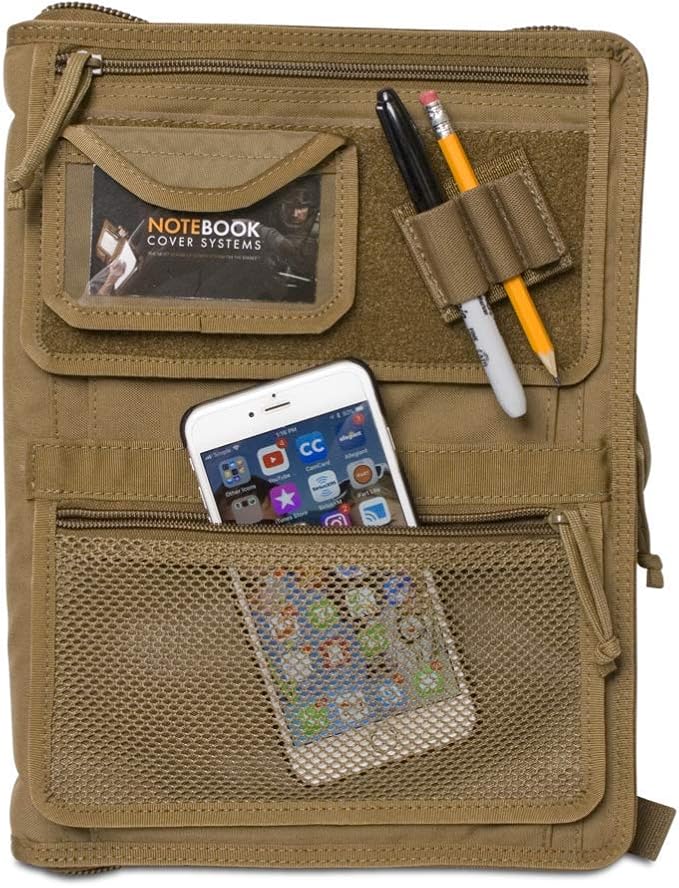 Tactical Notebook Covers Tactical Admin Notebook Cover System | Zippered Map by TACTICALNOTEBOOKCOVERS