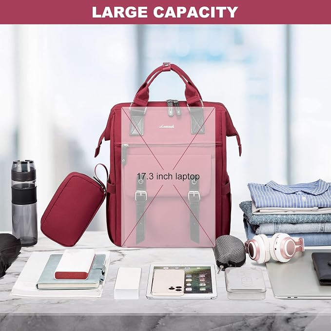 LOVEVOOK Laptop Backpack for Women Work Travel Backpack College Backpack - Image 5