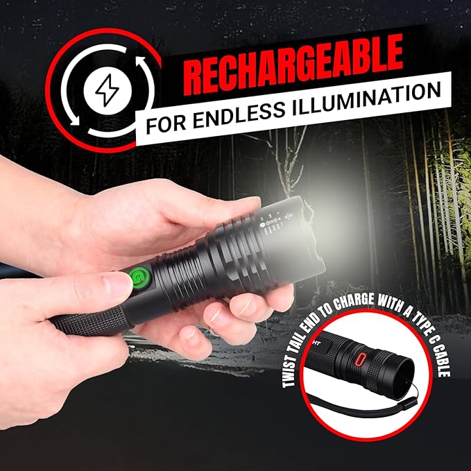 GearLight S2000 LED Rechargeable Flashlight High Lumens - Image 2
