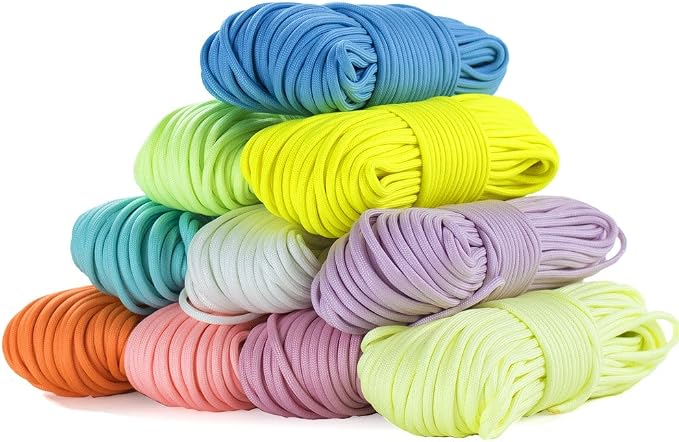 Glow in The Dark Zesty 550lb Paracord – 21 Strand Luminous Parachute Cord - Image 4