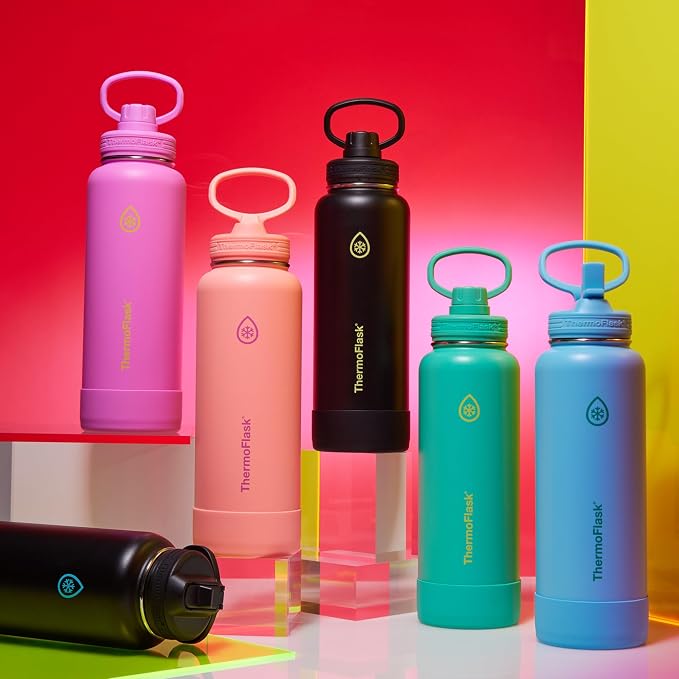 ThermoFlask 40 oz Double Wall Vacuum Insulated Stainless Steel Water Bottle - Image 5