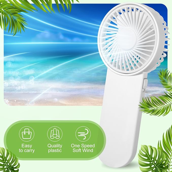 Sumind 20 Pcs Small Personal Portable Fan Mini Handheld Bulk 1 Speed Electric - Image 6