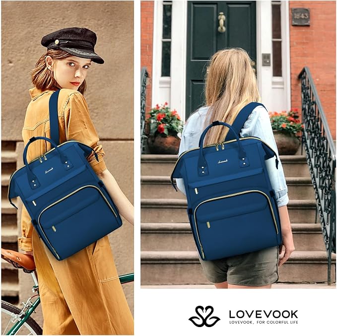 LOVEVOOK Laptop Backpack for Women, 18 Inch Professional Womens Travel Backpack - Image 6