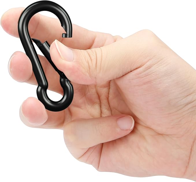 sprookber Carabiner Clips Spring Snap Hook, Iron Heavy Duty Caribeaners - Image 6